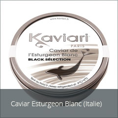 Caviar Esturgeon Blanc (Italie)